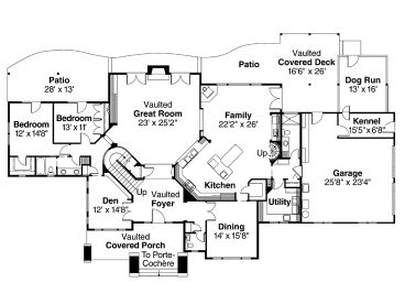 1st Floor Plan, 051H-0096