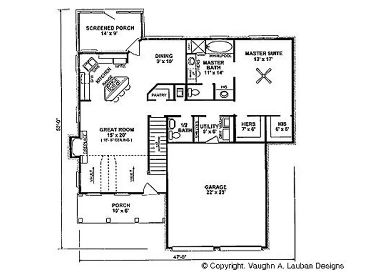 1st Floor Plan, 004H-0048
