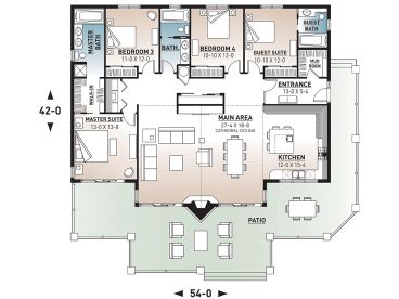Floor Plan, 027H-0285