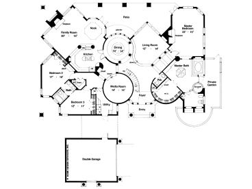 1st Floor Plan, 043H-0202