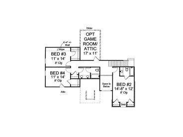 2nd Floor Plan, 059H-0101