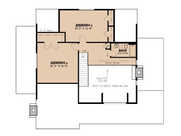 2nd Floor Plan, 074H-0053