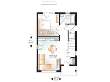 1st Floor Plan, 027H-0407