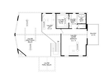 2nd Floor Plan, 062H-0409