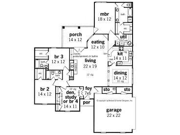 Floor Plan, 021H-0128