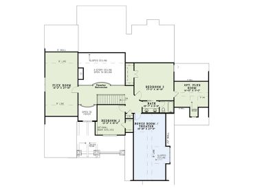 2nd Floor Plan, 025H-0216