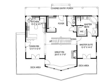 1st Floor Plan, 012H-0185
