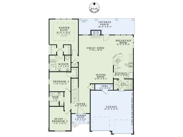 1st Floor Plan, 025H-0273