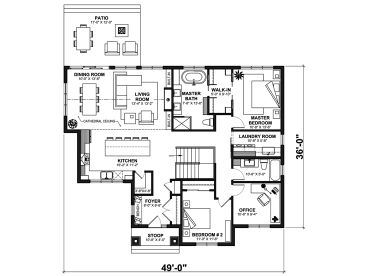 Floor Plan, 027H-0548