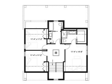 2nd Floor Plan, 027H-0495