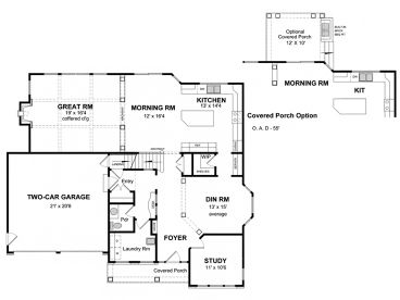 1st Floor Plan, 014H-0096