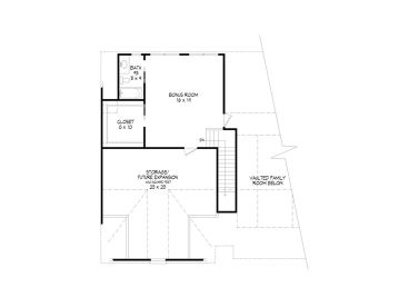 2nd Floor Plan, 062H-0072