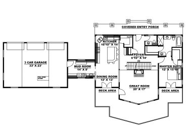 1st Floor Plan, 012H-0303