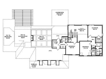 2nd Floor Plan, 006H-0156