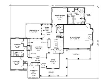 Floor Plan, 054H-0134