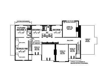 2nd Floor Plan, 031H-0261