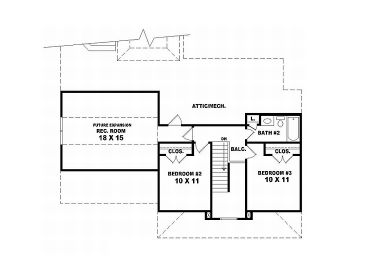 2nd Floor Plan, 006H-0026