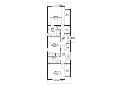 2nd Floor Plan, 062H-0034