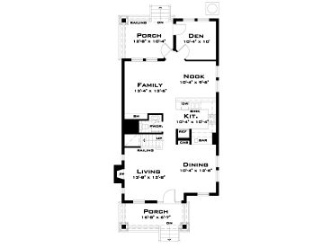 1st Floor Plan, 052H-0046