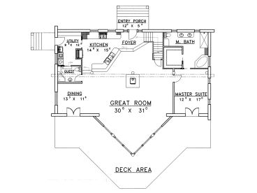1st Floor Plan, 012L-0031