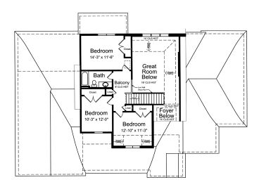 2nd Floor Plan, 046H-0105
