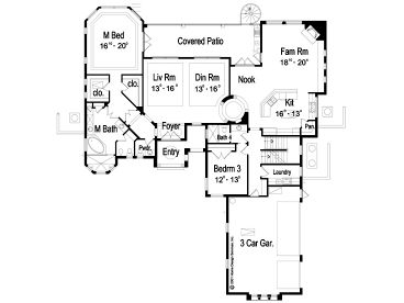 1st Floor Plan, 043H-0234