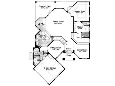 1st Floor Plan, 043H-0140