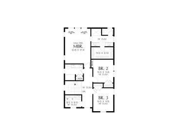 2nd Floor Plan, 034H-0502
