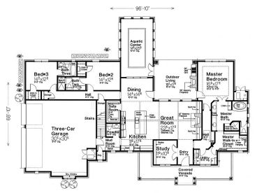 1st Floor Plan, 002H-0133