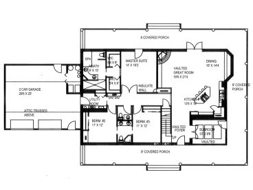 1st Floor Plan, 012H-0282