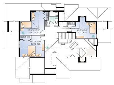 2nd Floor Plan, 027H-0033
