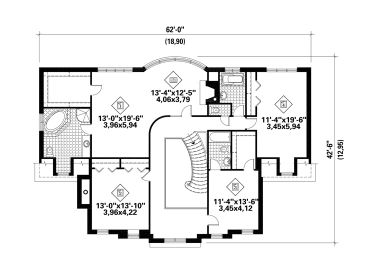 2nd Floor Plan, 072H-0235