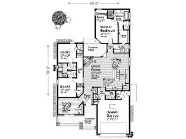 Floor Plan, 002H-0137