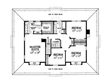 2nd Floor Plan, 057H-0029