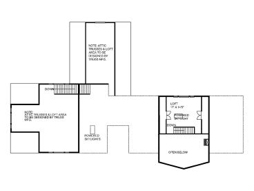 2nd Floor Plan, 012H-0200