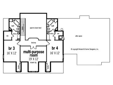 2nd Floor Plan, 021H-0171