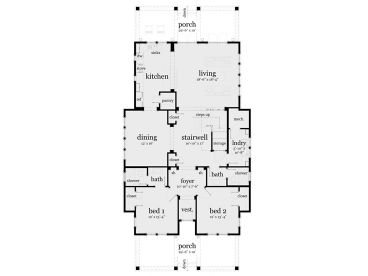 1st Floor Plan, 052H-0111