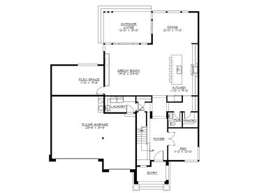 1st Floor Plan, 035H-0142