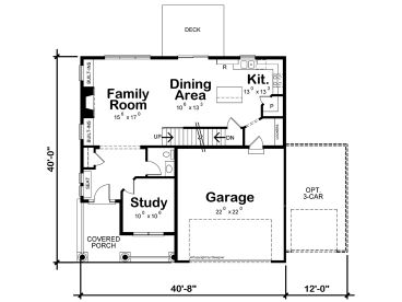 1st Floor Plan, 031H-0475