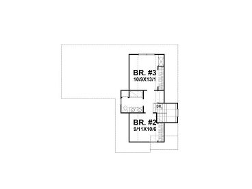 2nd Floor Plan, 016H-0054