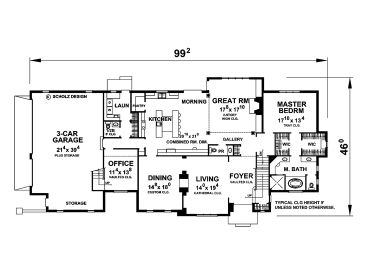 1st Floor Plan, 031H-0261