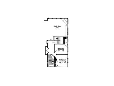 2nd Floor Plan, 043H-0166