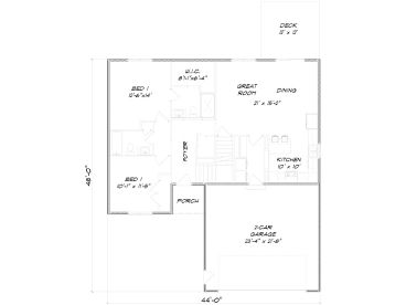 1st Floor Plan, 083H-0017