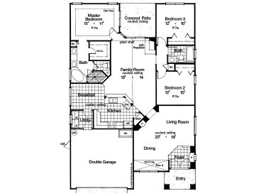 Floor Plan, 043H-0043