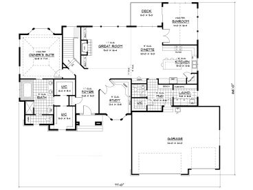 Floor Plan, 023H-0085
