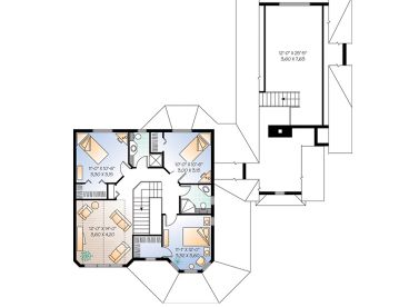 2nd Floor Plan, 027H-0061