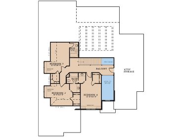 2nd Floor Plan, 074H-0265