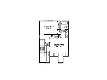 2nd Floor Plan, 004H-0096