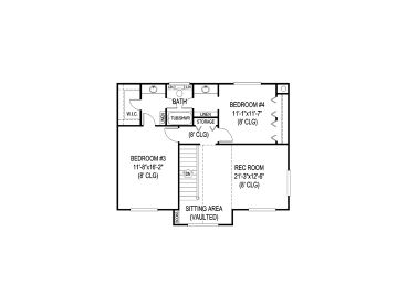 2nd Floor Plan, 044H-0016