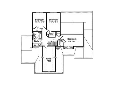 2nd Floor Plan, 046H-0157